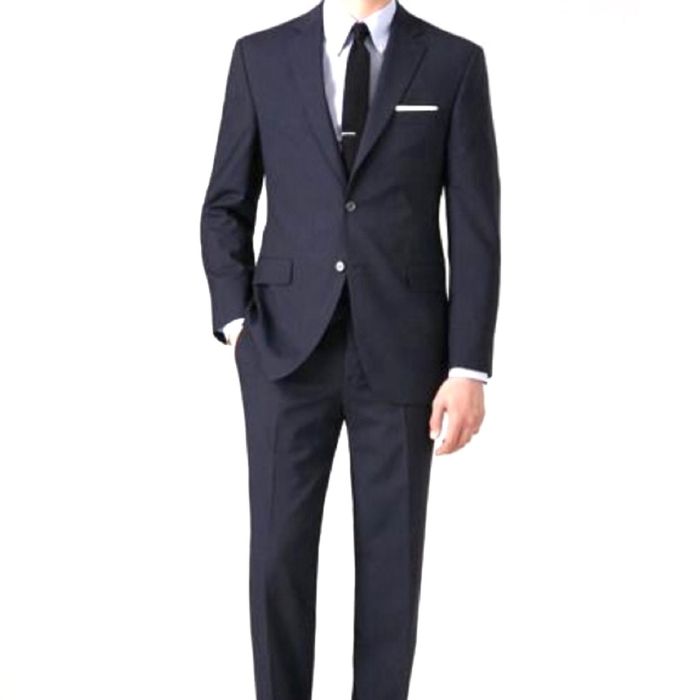 Jack Victor Pinstripe 100% Wool Von Single Breasted Blazer Suit Jacket Size 44R